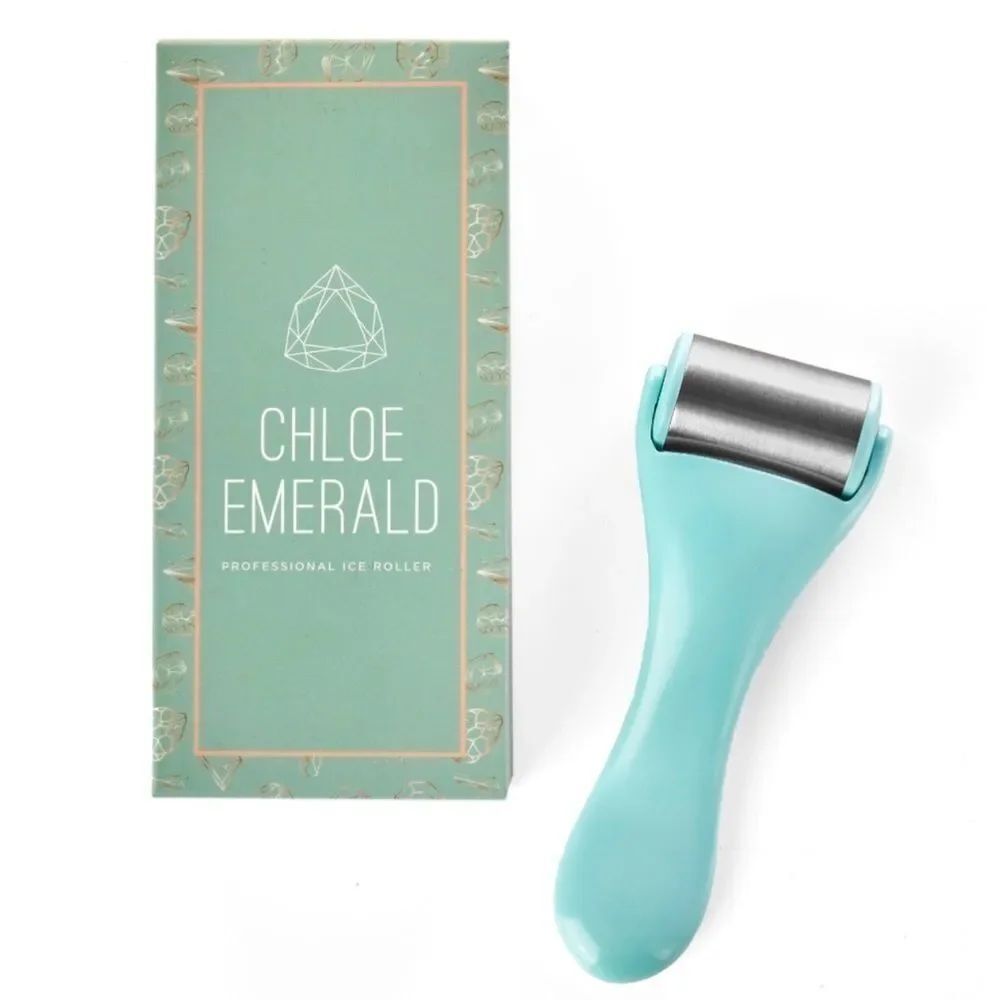 NEW IN BOX! Chloe Emerald Professional Facial Ice Roller